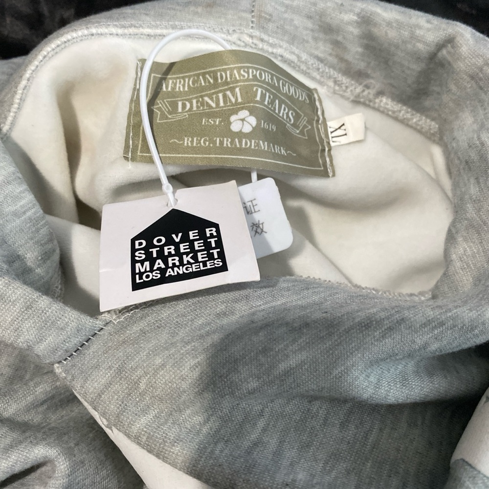Denim Tears Gray Hoodie (comes with matching pants for free)